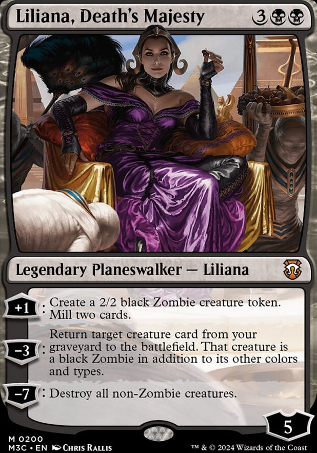 Liliana, Death's Majesty [#0200 Ripple Foil] (M3C-M)