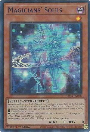 Magicians' Souls (Blue) (LDS3-EN088) Ultra Rare - Near Mint 1st Edition