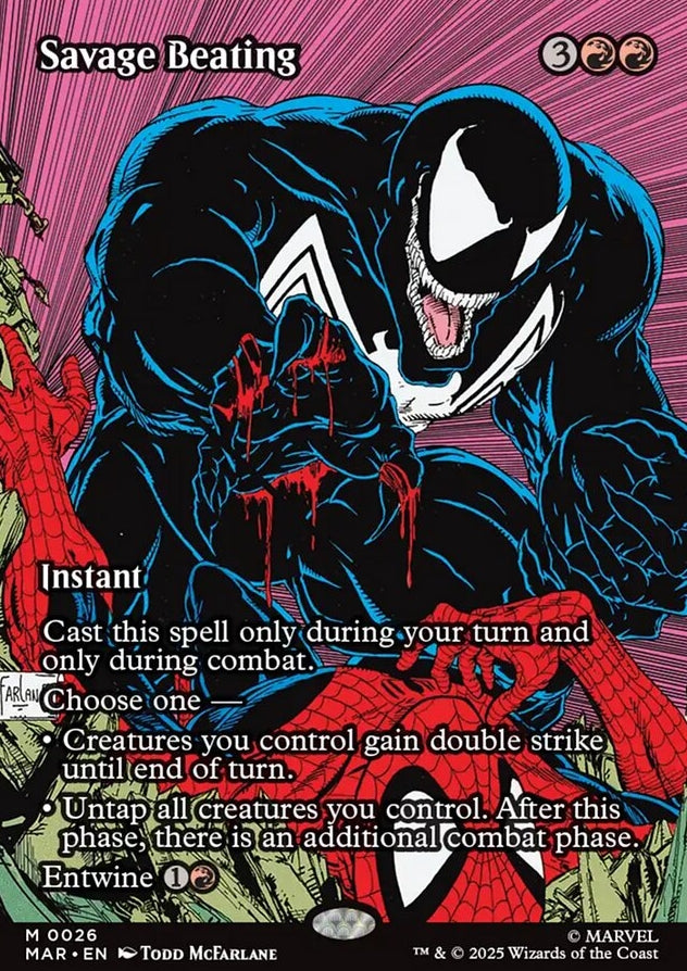 Savage Beating [ #0026 Borderless ] (MAR-M)