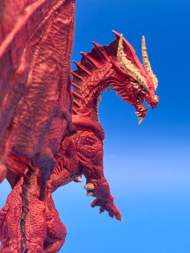D&D Miniatures: Icons of the Realms - Premium Figure: Adult Red Dragon (USED) Out of Box