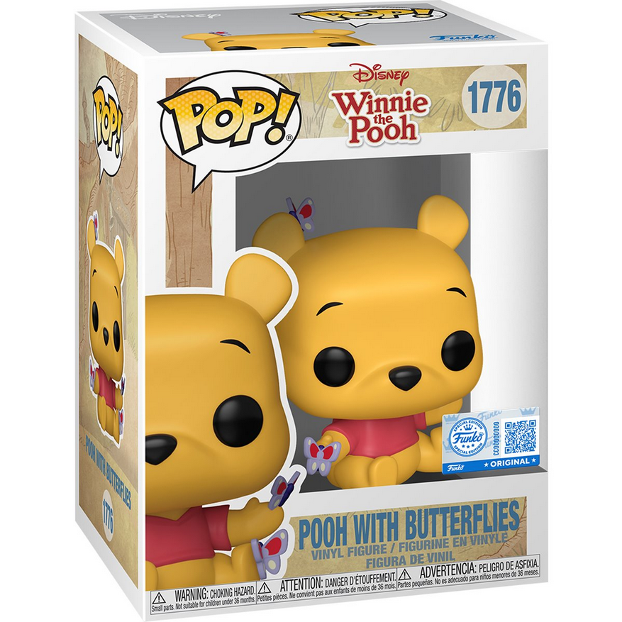 POP Figure: Disney Winnie the Pooh #1776 - Pooh with Butterflies (EE)