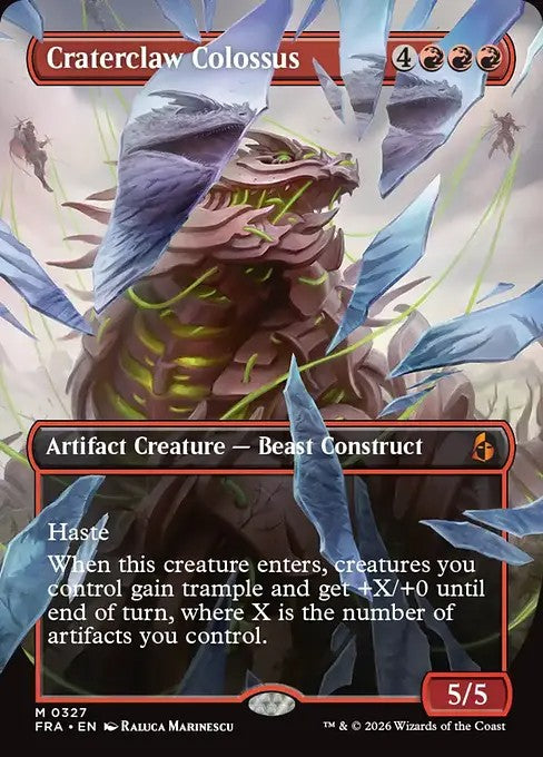 Craterclaw Colossus [ #0327 Borderless Shattered Mirror ] (FRA-M)