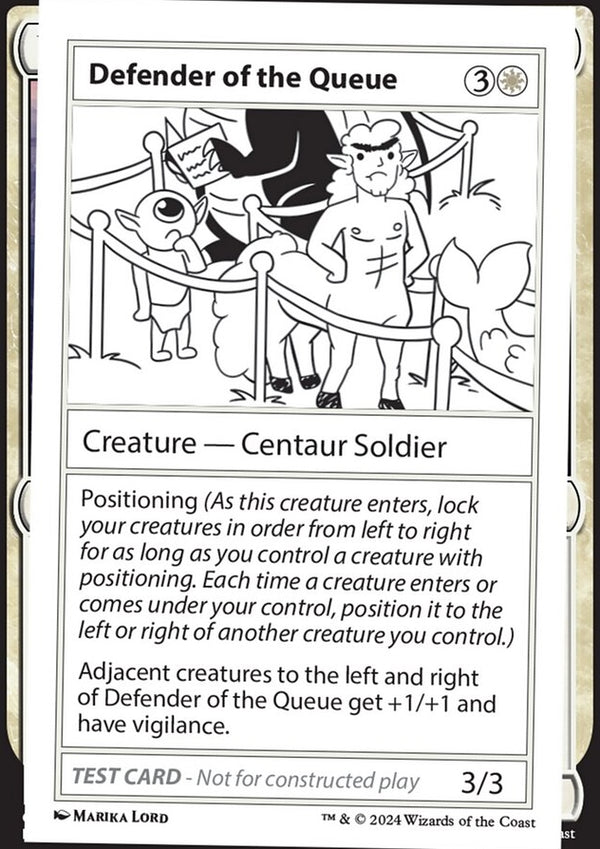 Defender of the Queue [#0276 Playtest] (MB2-R)