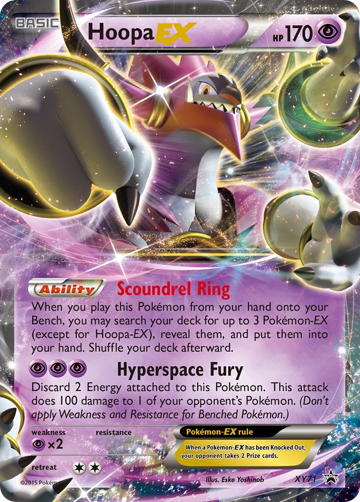 Hoopa EX - XY71 (XY:PR) Promo - Near Mint Holofoil