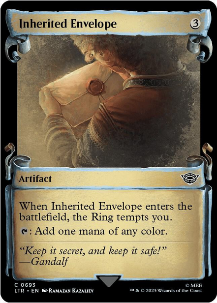 Inherited Envelope [#0693 Showcase Scrolls] (LTR-C)