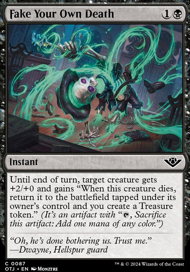 Fake Your Own Death [#0087] (OTJ-C)