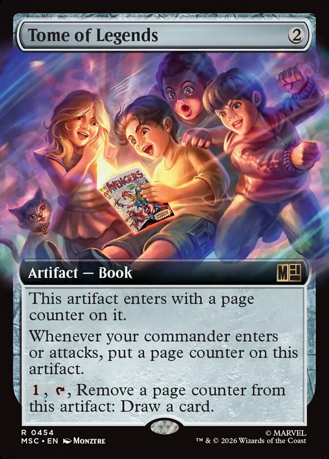 Tome of Legends [ #0454 Extended Art ] (MSC-R)