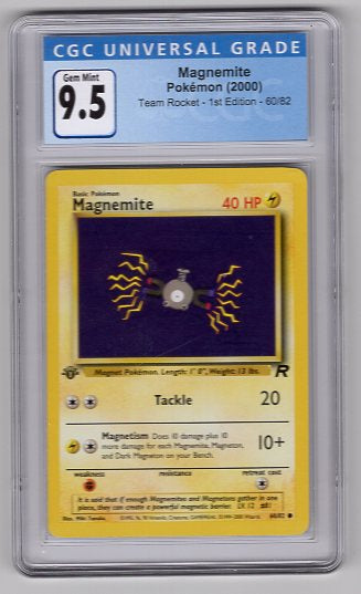 Magnemite (60/82) Common (Graded CGC - 9.5)