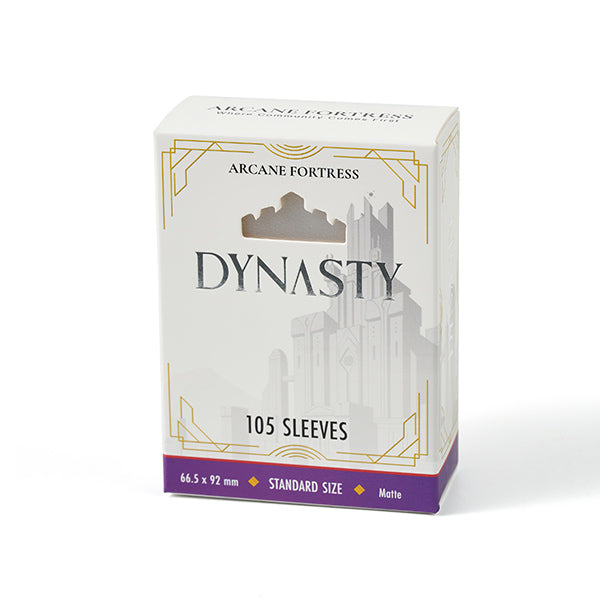 Arcane Fortress: Standard Matte - Dynasty: Crystal Clear (105 ct)