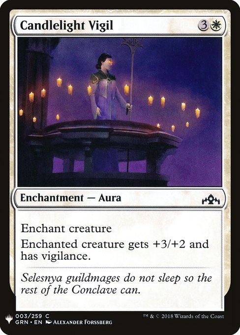 Candlelight Vigil [Mystery Booster #0043] (GRN-C)