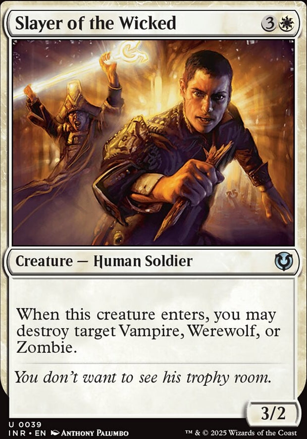 Slayer of the Wicked [ #0039 ] (INR-U-FOIL)