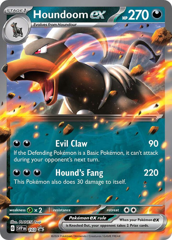 Houndoom ex - 103 (Promo) - Near Mint Holofoil