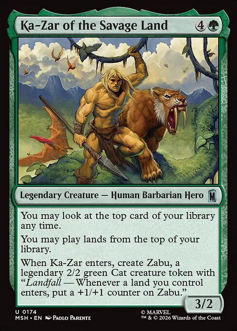 Ka-Zar of the Savage Land [ #0174 ] (MSH-U)