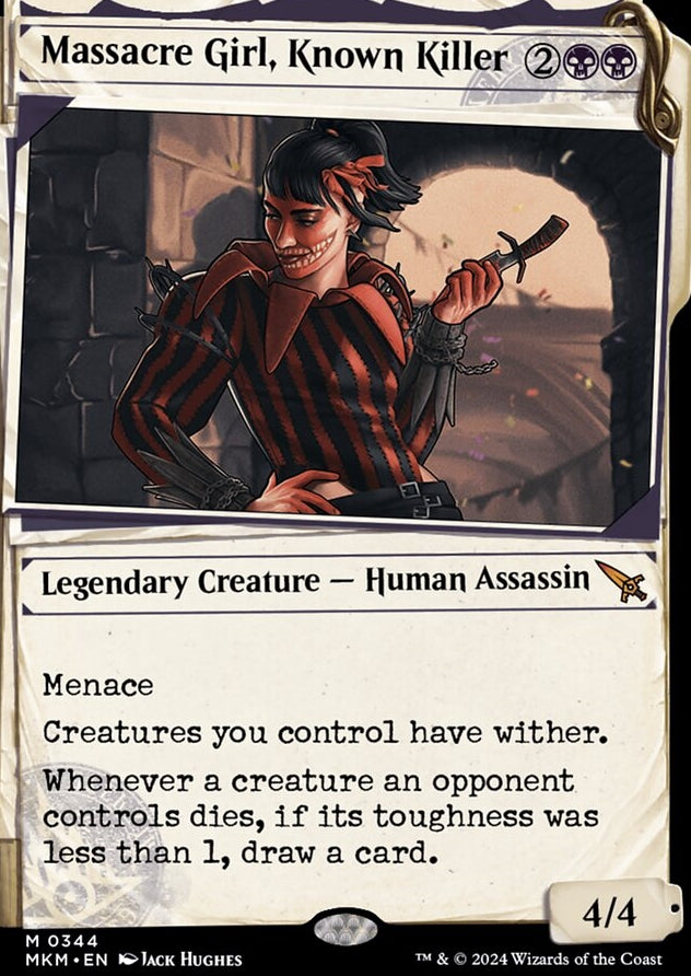 Massacre Girl, Known Killer [#0344 Dossier Showcase] (MKM-M-FOIL)