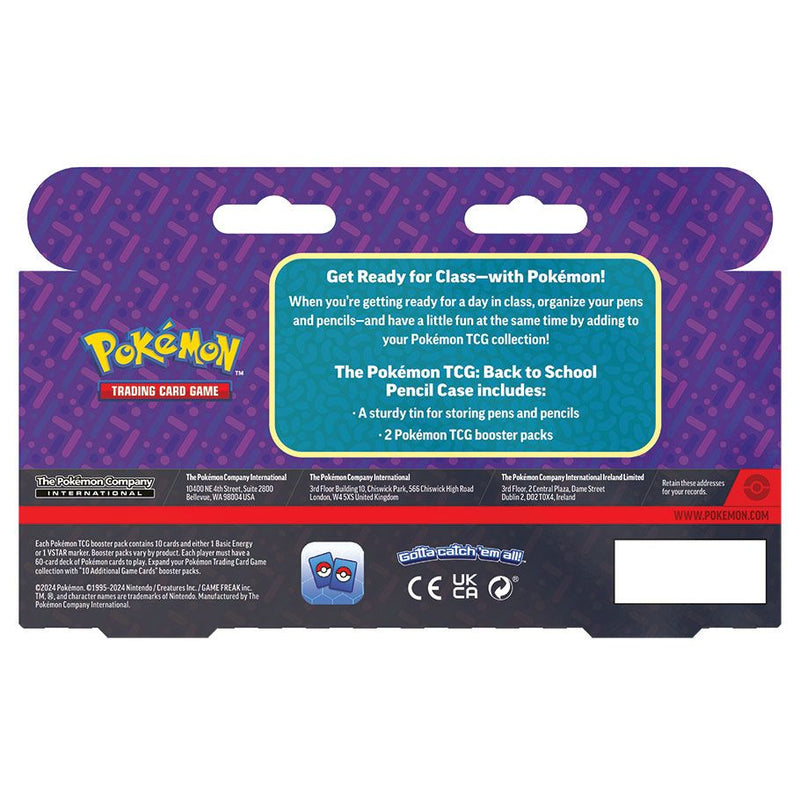 Pokemon TCG: Back to School - Pencil Case Tin 2024 (Release Date: 07.05.24)