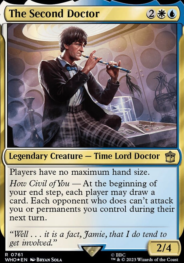 The Second Doctor [#0761 Surge Foil] (WHO-R)