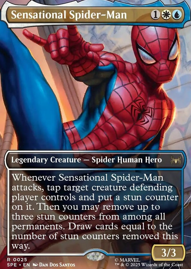 Sensational Spider-Man [ #0025 Borderless ] (SPE-R)