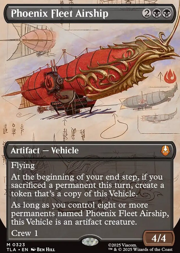 Phoenix Fleet Airship [ #0323 Borderless ] (TLA-M)