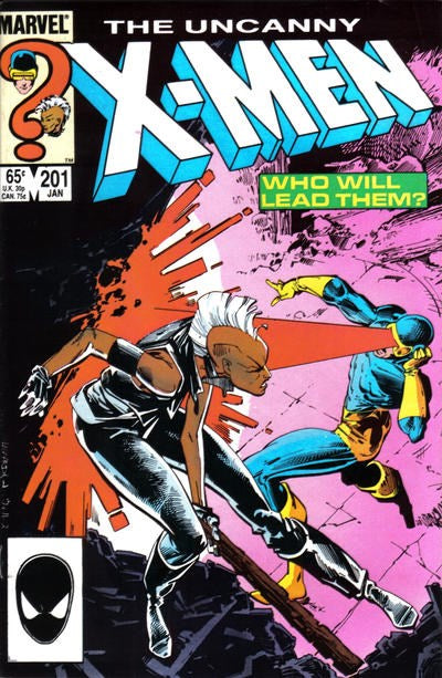 Uncanny X-Men (1963 Series) #201 (9.4) 1st baby Nathan Summers (Cable), 1st Whilce Portacio X-Men work