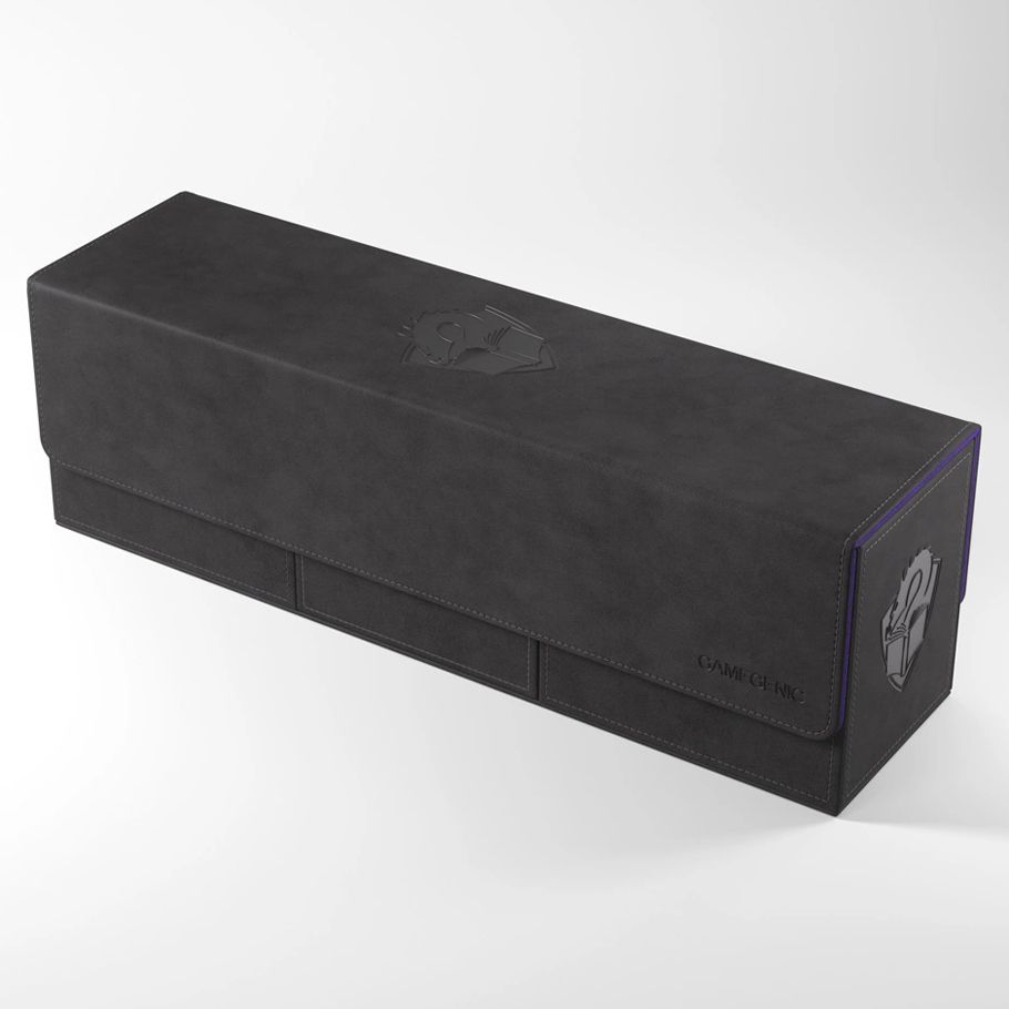 GameGenic: Deck Box - The Academic 266+ XL: Black/Purple