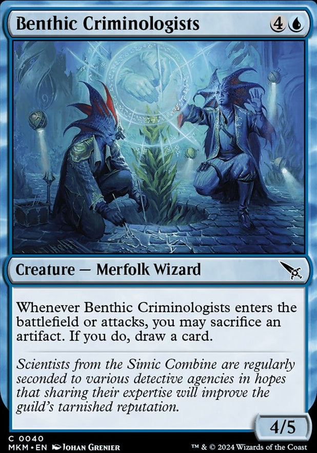 Benthic Criminologists [#0040] (MKM-C-FOIL)