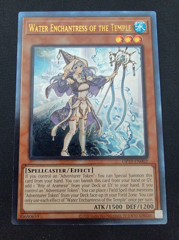 Water Enchantress of the Temple (OP19-EN002) Ultimate Rare Rare - Near Mint