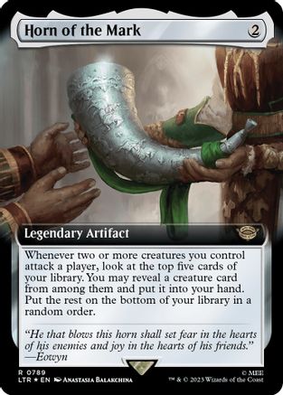 Horn of the Mark [#0789 Extended Art Surge Foil] (LTR-R)