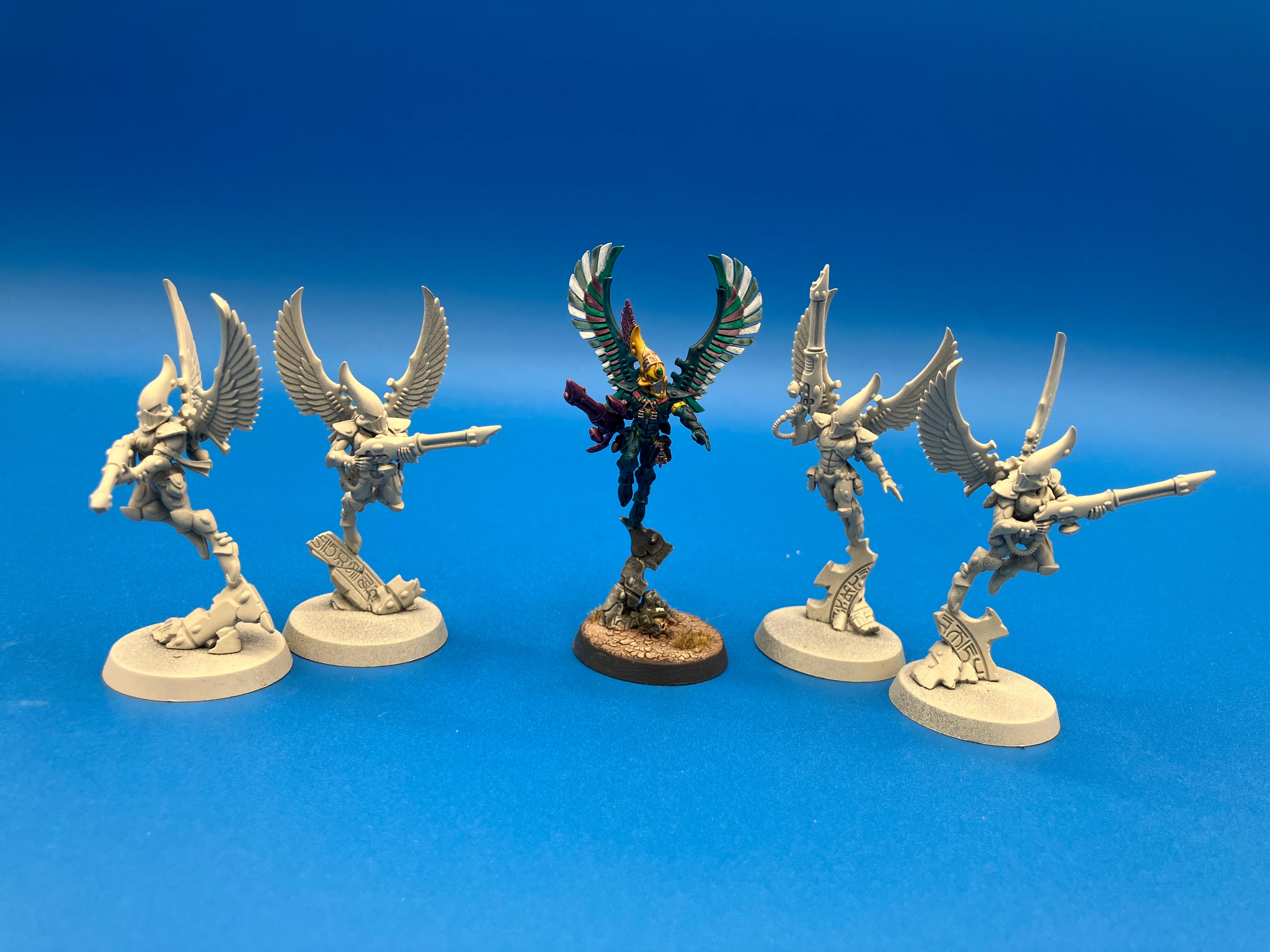 40K: Aeldari - Swooping Hawks (USED) (Missing Shrine Token) Lot #1