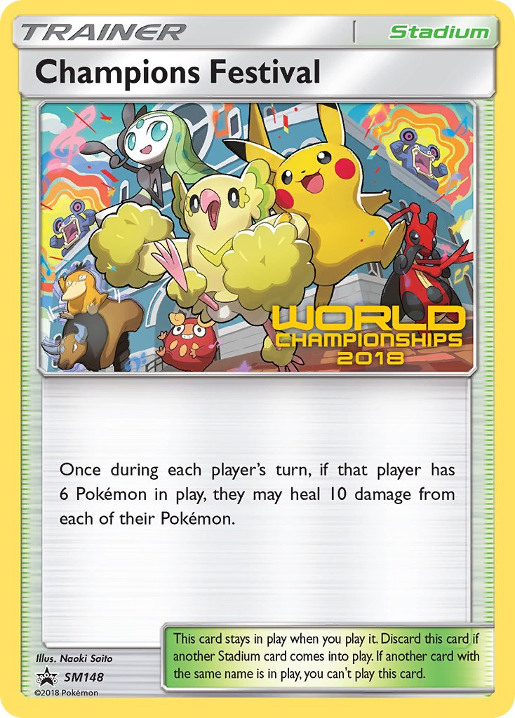 Champions Festival (World Championships 2018) - SM148 (SM:PR) Promo - Near Mint