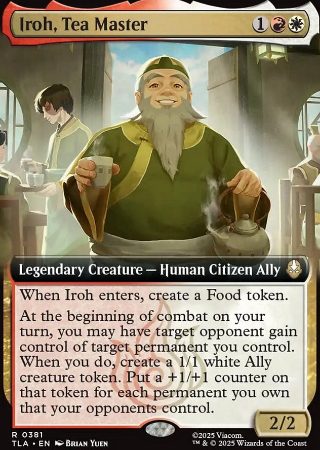Iroh, Tea Master [ #0381 Extended Art ] (TLA-R)