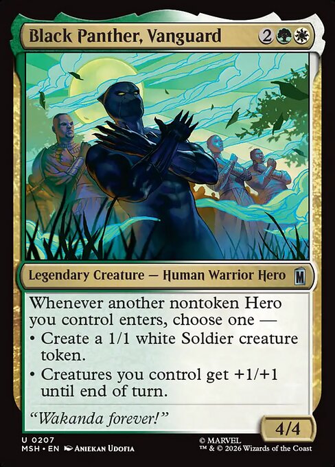 Black Panther, Vanguard [ #0207 ] (MSH-U)