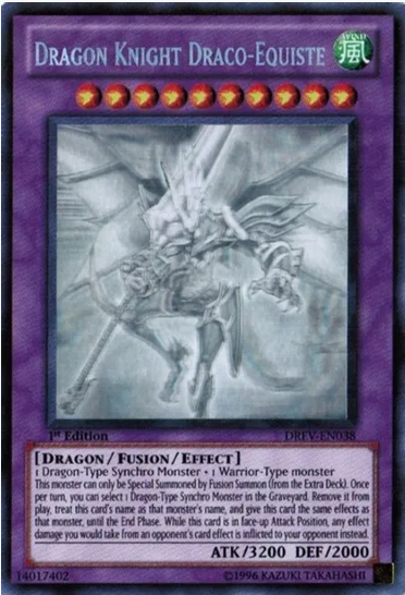 Dragon Knight Draco-Equiste (GR) (DREV-EN038) Ghost Rare Near Mint Unlimited