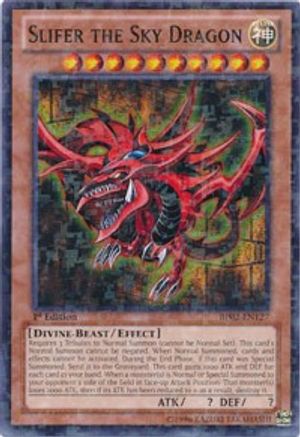 Slifer the Sky Dragon (Mosaic Rare) (BP02-EN127) Mosaic Rare - Near Mint 1st Edition