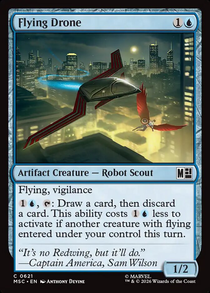 Flying Drone [ #0621 ] (MSC-C)