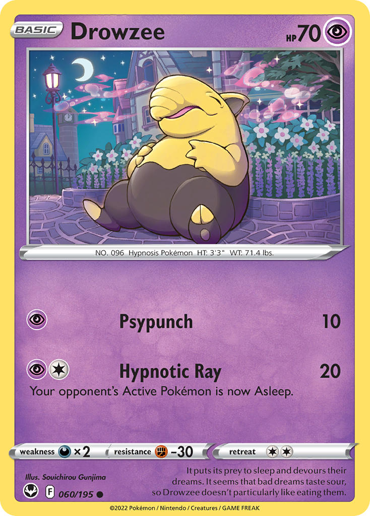 Drowzee - 060/195 (SWSH12) Common - Near Mint