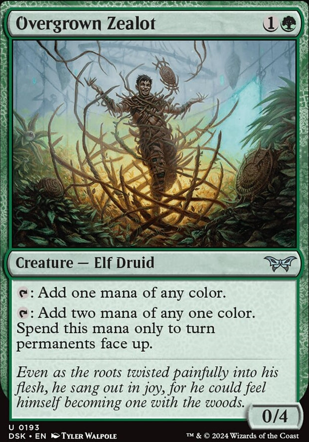 Overgrown Zealot [#0193] (DSK-U-FOIL)