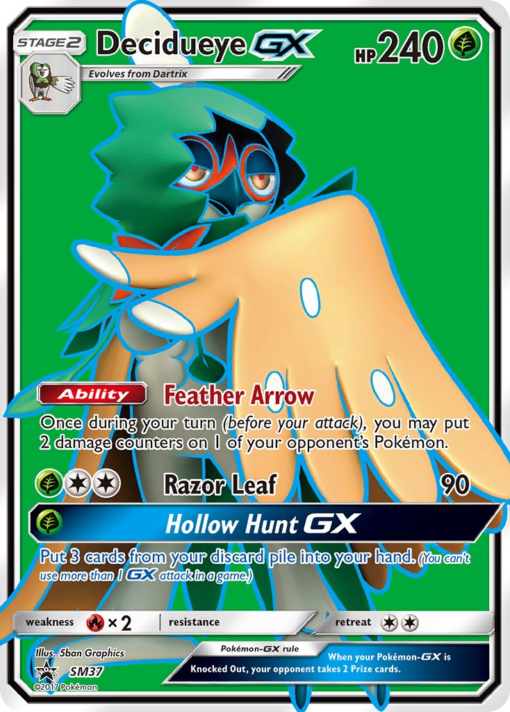 Decidueye GX - SM37 (SM:PR) Promo - Near Mint Holofoil