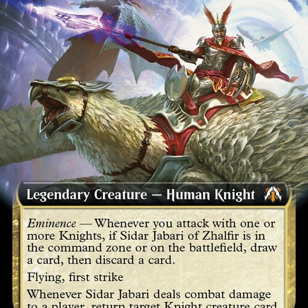eminence mtg cards Sidar Jabari of Zhalfir [#0097 Extended Art] (MOC-M)