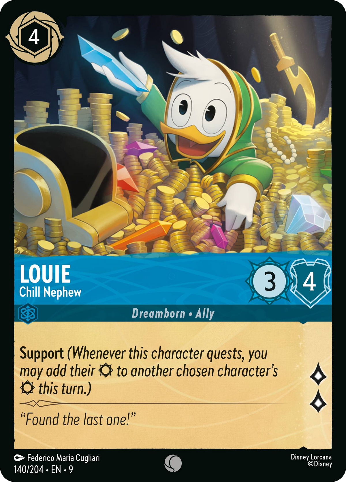 Louie - Chill Nephew (140/204 - Fabled)  Common