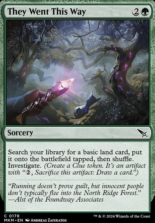 They Went This Way [#0178] (MKM-C-FOIL)