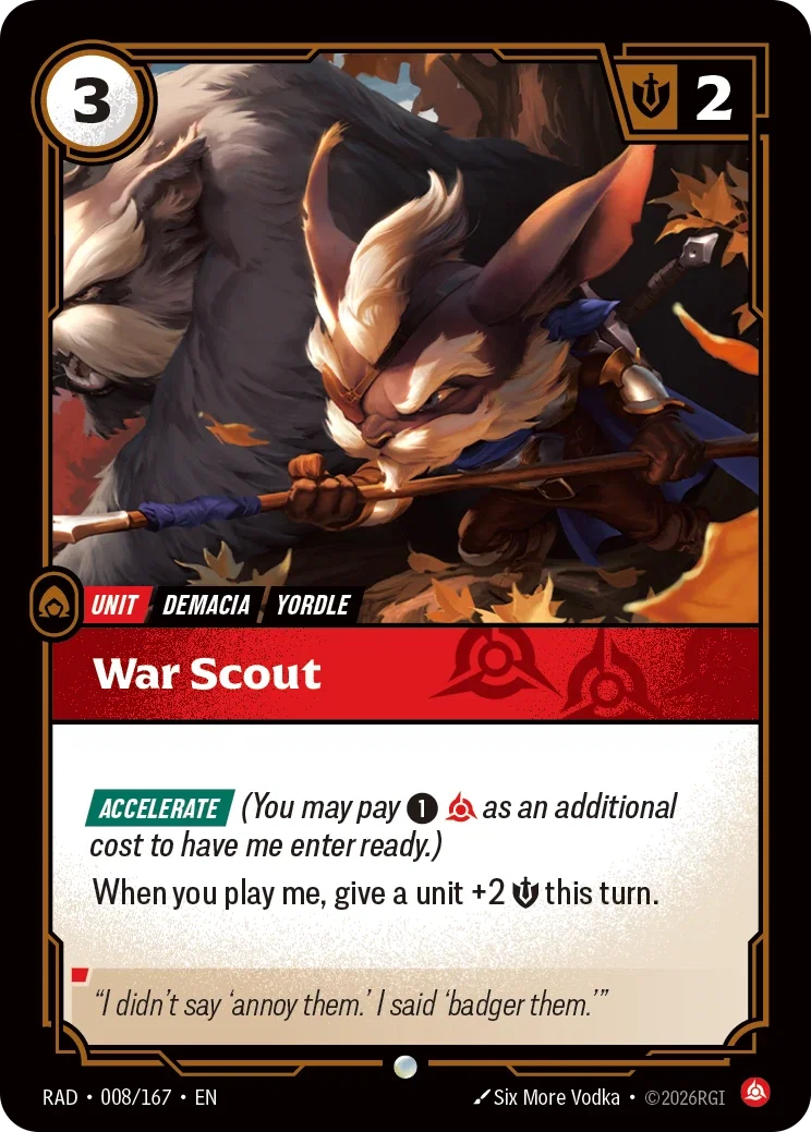 War Scout - 008/167 (RAD) Common