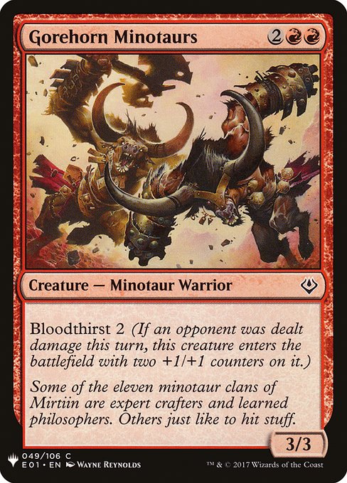 Gorehorn Minotaurs [Mystery Booster #0963] (E01-C)