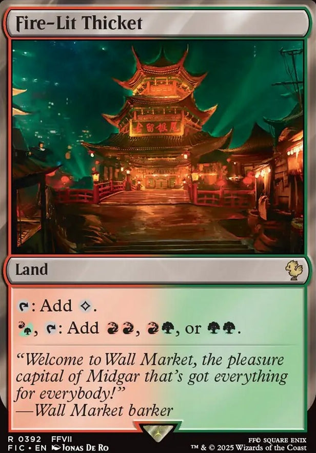 Fire-Lit Thicket [ #0392 ] (FIC-R)