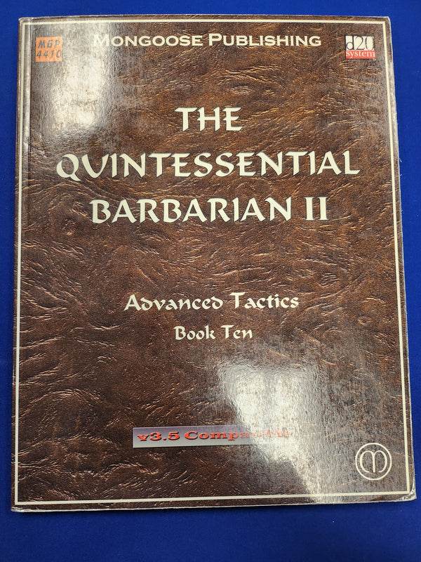 MGP 4410: The Quintessential Barbarian II Advnaced Tactics (USED)