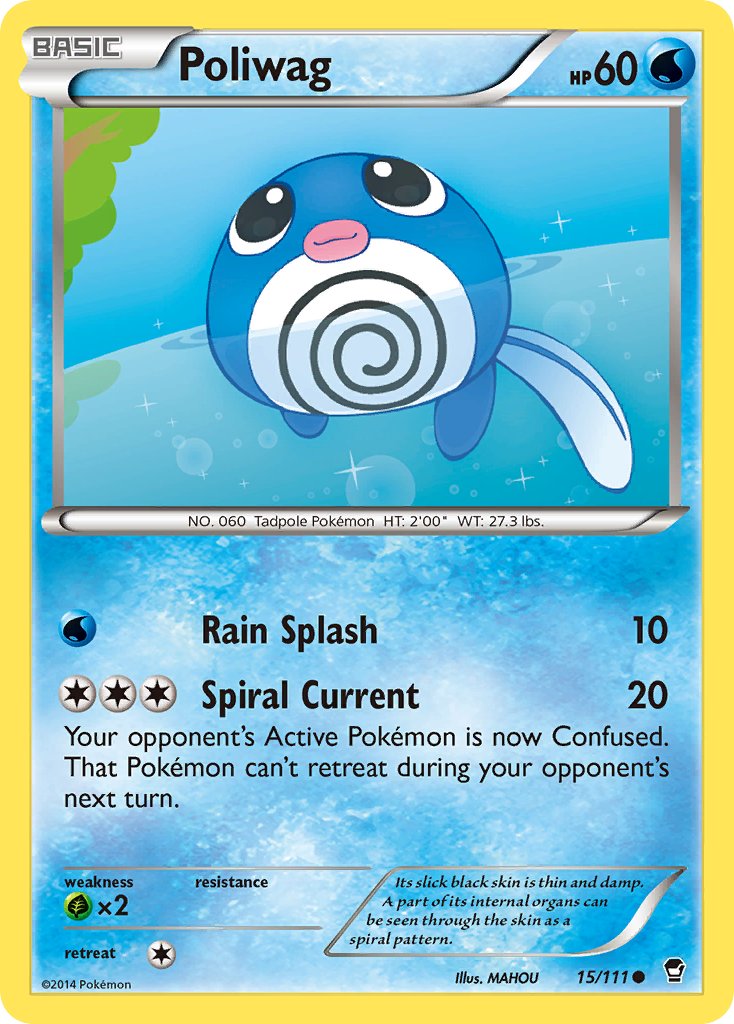 Poliwag - 015/111 (FFI) Common - Near Mint