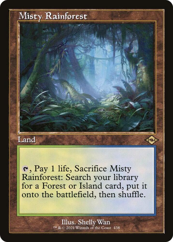 Misty Rainforest [#438 Old-Frame] (MH2-R) Damaged