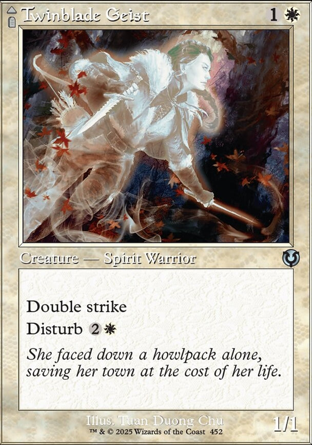 Twinblade Geist // Twinblade Invocation [ #0452 Retro Frame ] (INR-U)