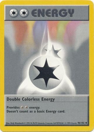 Double Colorless Energy - 096/102 (BSS) Uncommon - Near Mint Unlimited