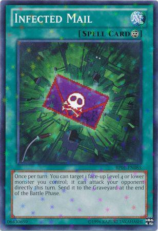 Infected Mail (Starfoil) (BP01-EN085) Starfoil Rare - Near Mint Unlimited