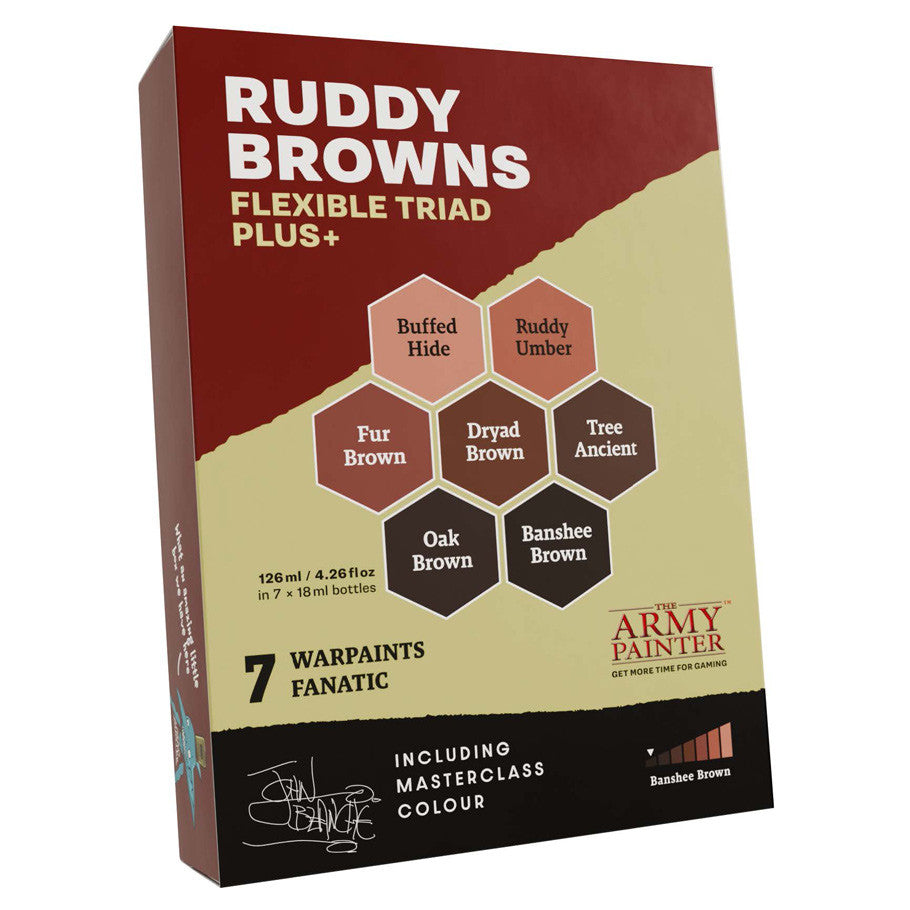 The Army Painter: Warpaints Fanatic: Triad PLUS+ Ruddy Browns